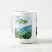 Sapa Vietnam Asien Reisen Kaffeetasse (Vorderseite Links)