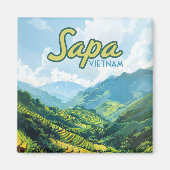 Sapa Vietnam Asien Reisen Magnet (Vorne)