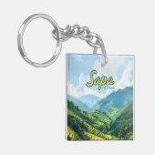 Sapa Vietnam Asien Reisen Schlüsselanhänger (Vorderseite links)