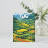 Sapa Vietnam Postkarte (Stehend Vorderseite)