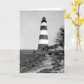 Sapelo Island Lighthouse Karte (Gelbe Blume)