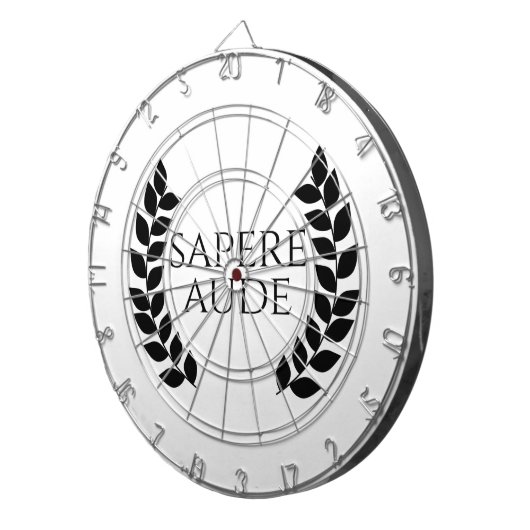 Sapere Aude Dartscheibe (Vorderseite rechts)