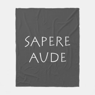 Sapere aude fleecedecke