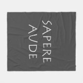 Sapere aude fleecedecke (Vorderseite (Horizontal))