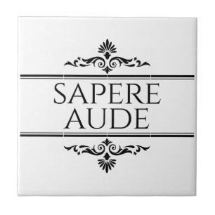 Sapere Aude Fliese