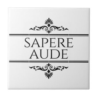Sapere Aude Fliese