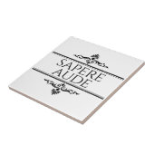 Sapere Aude Fliese (Seite)