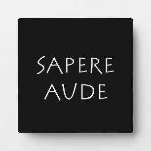 Sapere aude fotoplatte
