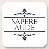 Sapere Aude Getränkeuntersetzer (Vorderseite)