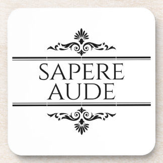 Sapere Aude Getränkeuntersetzer