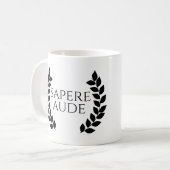 Sapere Aude Kaffeetasse (Vorderseite Links)