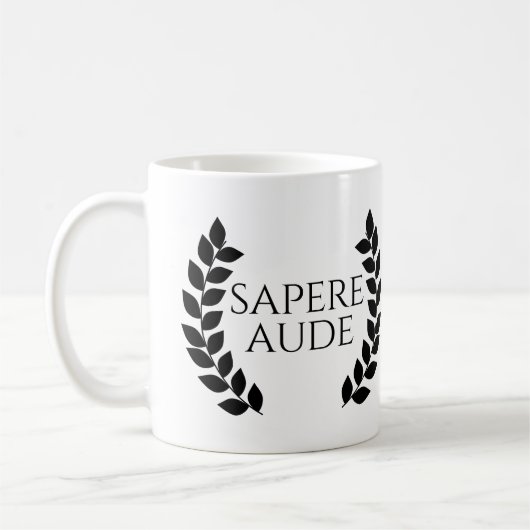 Sapere Aude Kaffeetasse (Links)