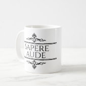 Sapere Aude Kaffeetasse (Vorderseite Links)