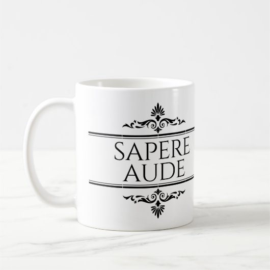 Sapere Aude Kaffeetasse (Links)