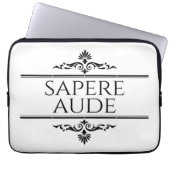 Sapere Aude Laptopschutzhülle (Vorderseite)
