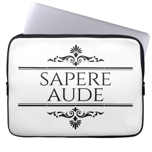 Sapere Aude Laptopschutzhülle (Vorderseite)