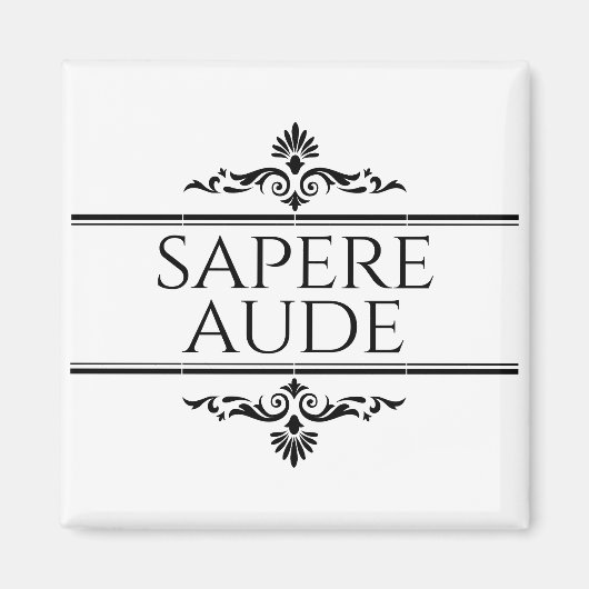 Sapere Aude Magnet (Vorne)