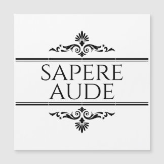 Sapere Aude Magnetkarte