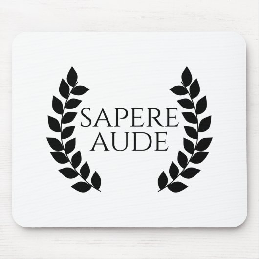 Sapere Aude Mousepad (Vorne)