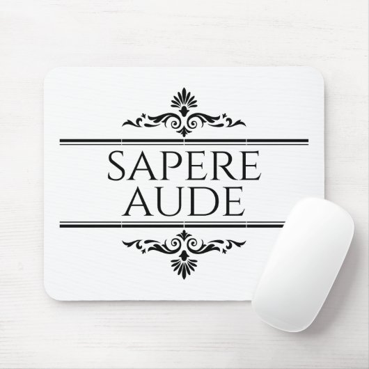 Sapere Aude Mousepad (Mit Mouse)