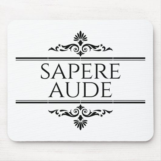 Sapere Aude Mousepad (Vorne)