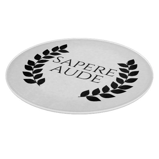 Sapere Aude Schneidebrett (Ecke)