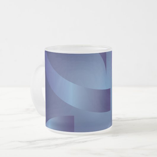 Saphibänder Mattglastasse (Vorderseite Links)