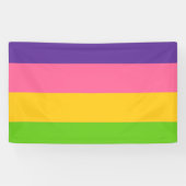 Saphic Pride Flag Banner (Horizontal)