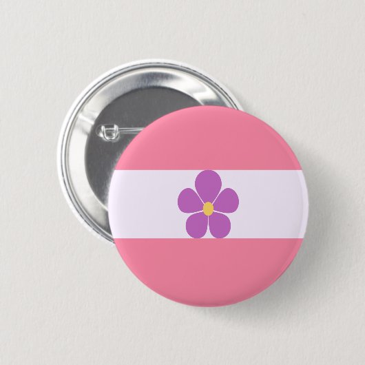 Saphic Pride Flag Button (Vorne & Hinten)