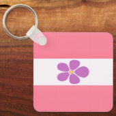 Saphic Pride Flag - farbenfrohe Saphhic Flag Schlüsselanhänger (Vorderseite)