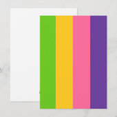 Saphic Pride Flag Feiertagskarte (Vorne/Hinten)