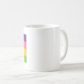 Saphic Pride Flag Kaffeetasse (VorderseiteRechts)