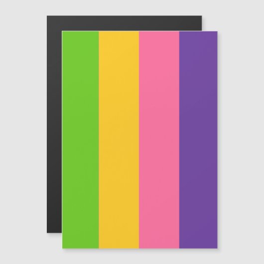 Saphic Pride Flag Magneteinladung (Vorne/Hinten)