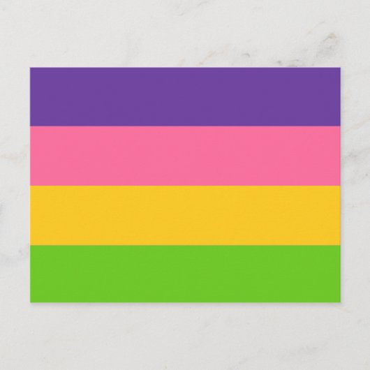 Saphic Pride Flag Postkarte (Vorderseite)