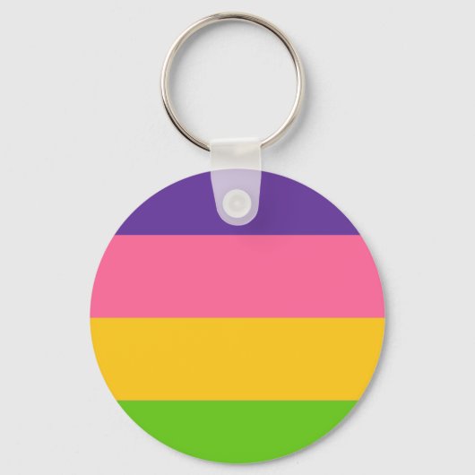 Saphic Pride Flag Schlüsselanhänger (Vorderseite)