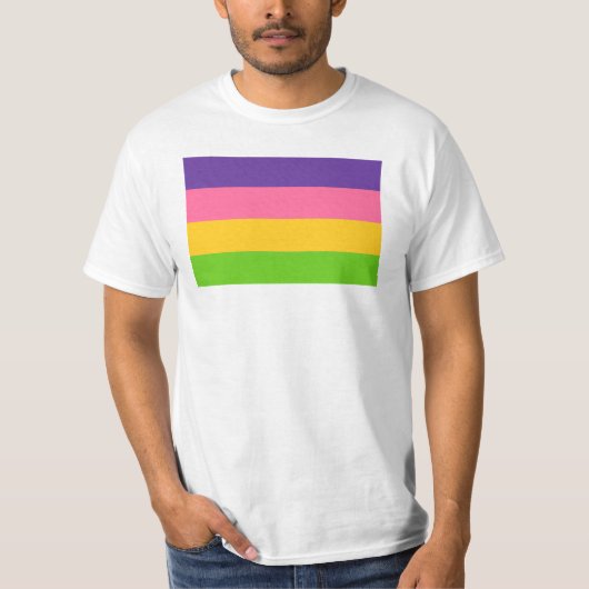 Saphic Pride Flag T-Shirt (Vorderseite)