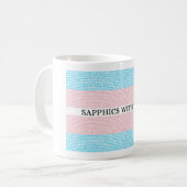Saphics mit der T 3.0-Tasse Kaffeetasse (Vorderseite Links)