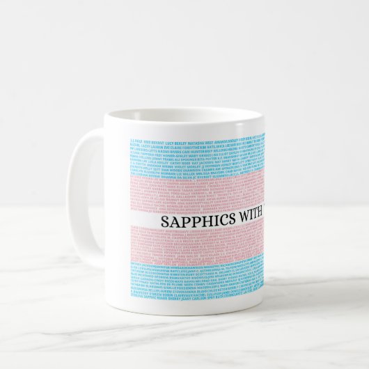 Saphics mit der T 3.0-Tasse Kaffeetasse (Vorderseite Links)