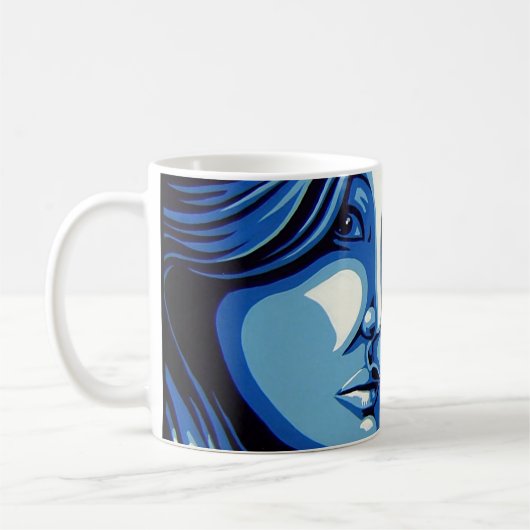 Saphir-Augen - Tasse (Links)