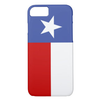 Saphir-blaue und rote Texas-Flagge Case-Mate iPhone Hülle