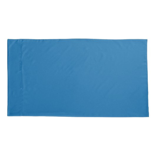 Saphir-blauen König Sized Single Pillowcase Kissenbezug (Rückseite)