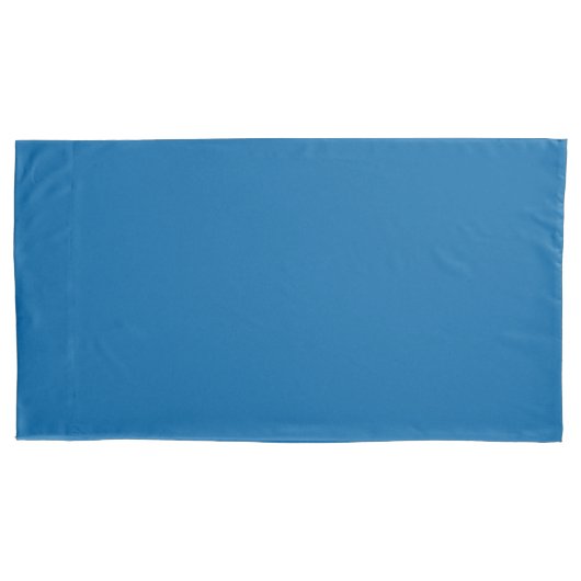 Saphir-blauen König Sized Single Pillowcase Kissenbezug (Vorderseite)