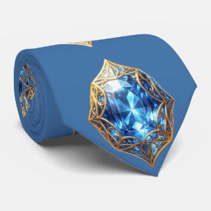 Saphir – Der Stein der Wahrheit und Weisheit´9 Krawatte