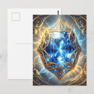 Saphir – Der Stein der Wahrheit und Weisheit´9 Postkarte