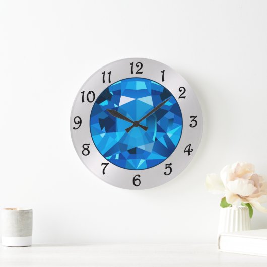 Saphir große Uhr (Zuhause)