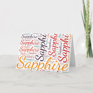 Saphir Karte