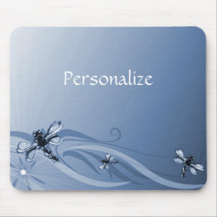Saphir-Libellen Mousepad