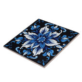 Saphir-Mandala-Fliese Fliese (Seite)