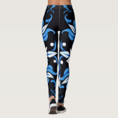 Saphir-Mandala-Leggings Leggings (Rückseite)