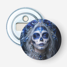 Saphir-Mond-Calavera – Blauer Himmel Flaschenöffner